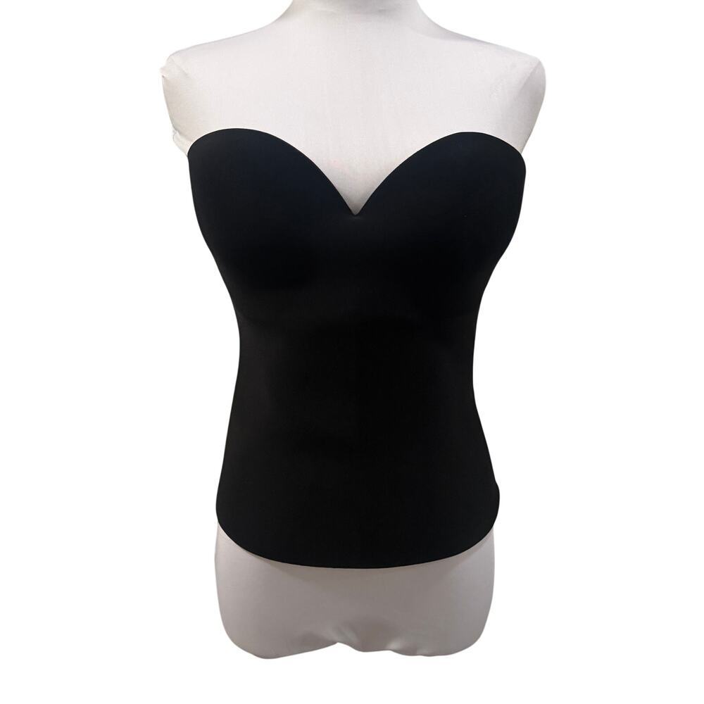 Victoria’s Secret Black Strapless Bustier 36C Lingerie Corset Going Out Romantic